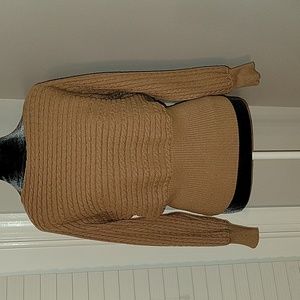 Laundry by Shelli Segal Women's Cable Knit Dolman Sleeve Sweater